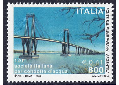 ITALIA 2000 Società condotte d'acqua MNH**