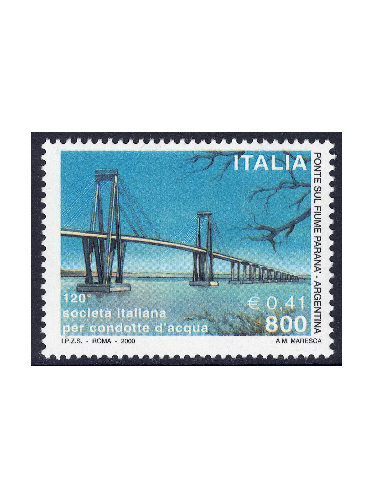 ITALIA 2000 Società condotte d'acqua MNH**