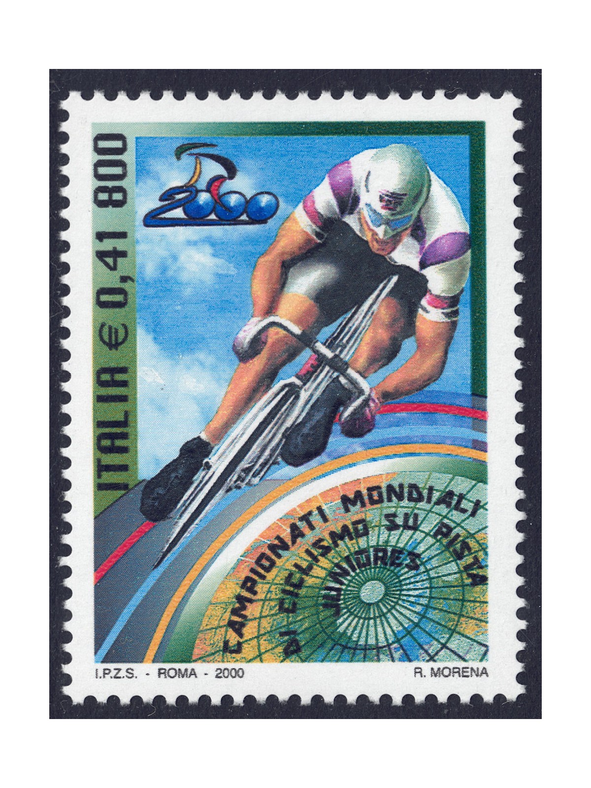 ITALY 2000 Track cycling championship MNH**