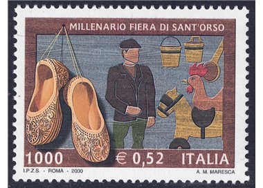ITALIA 2000 Fiera di Sant'Orso MNH**