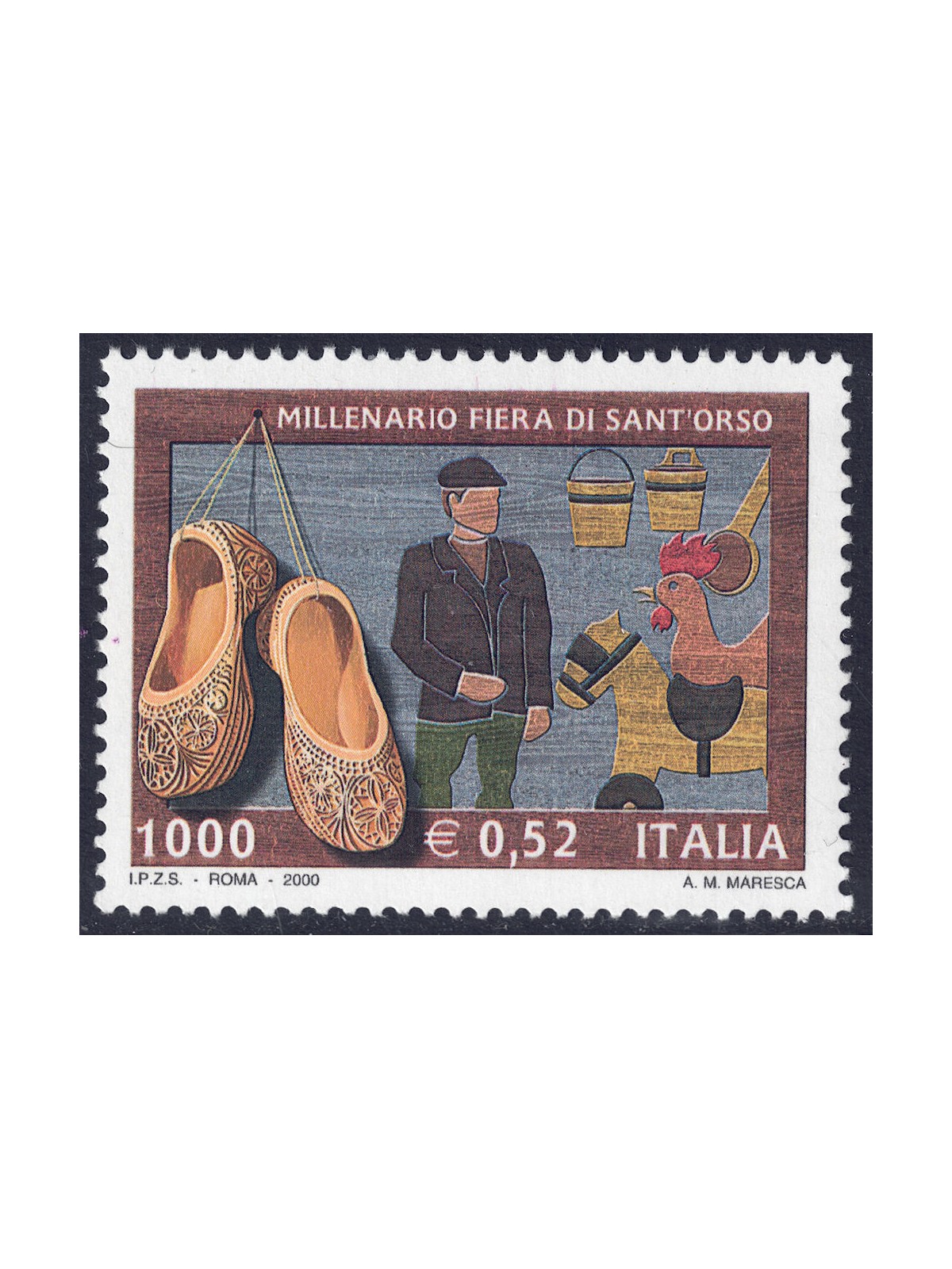 ITALIA 2000 Fiera di Sant'Orso MNH**