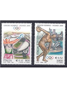 ITALY 2000 Sydney Olympic Games 2v MNH**
