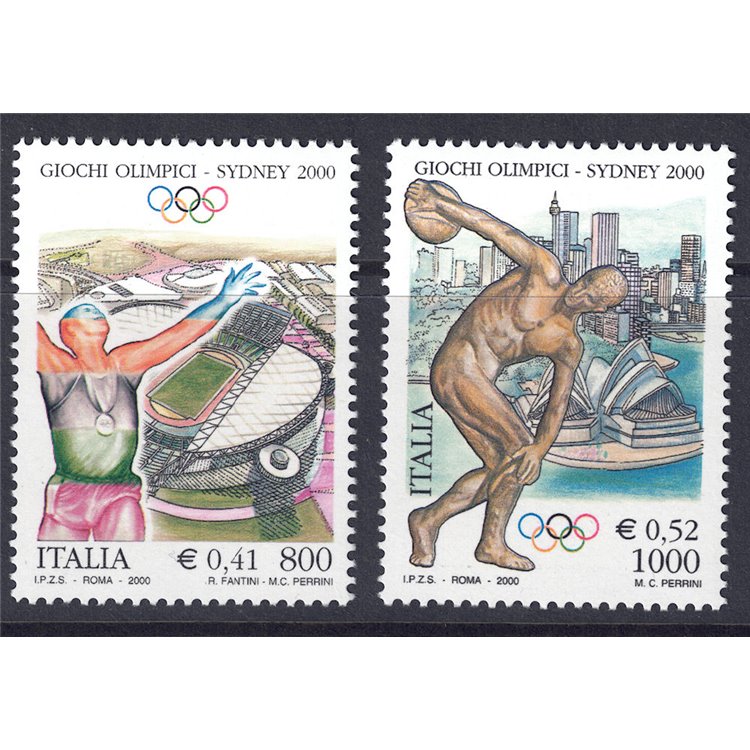 ITALY 2000 Sydney Olympic Games 2v MNH**