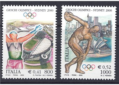 ITALY 2000 Sydney Olympic Games 2v MNH**