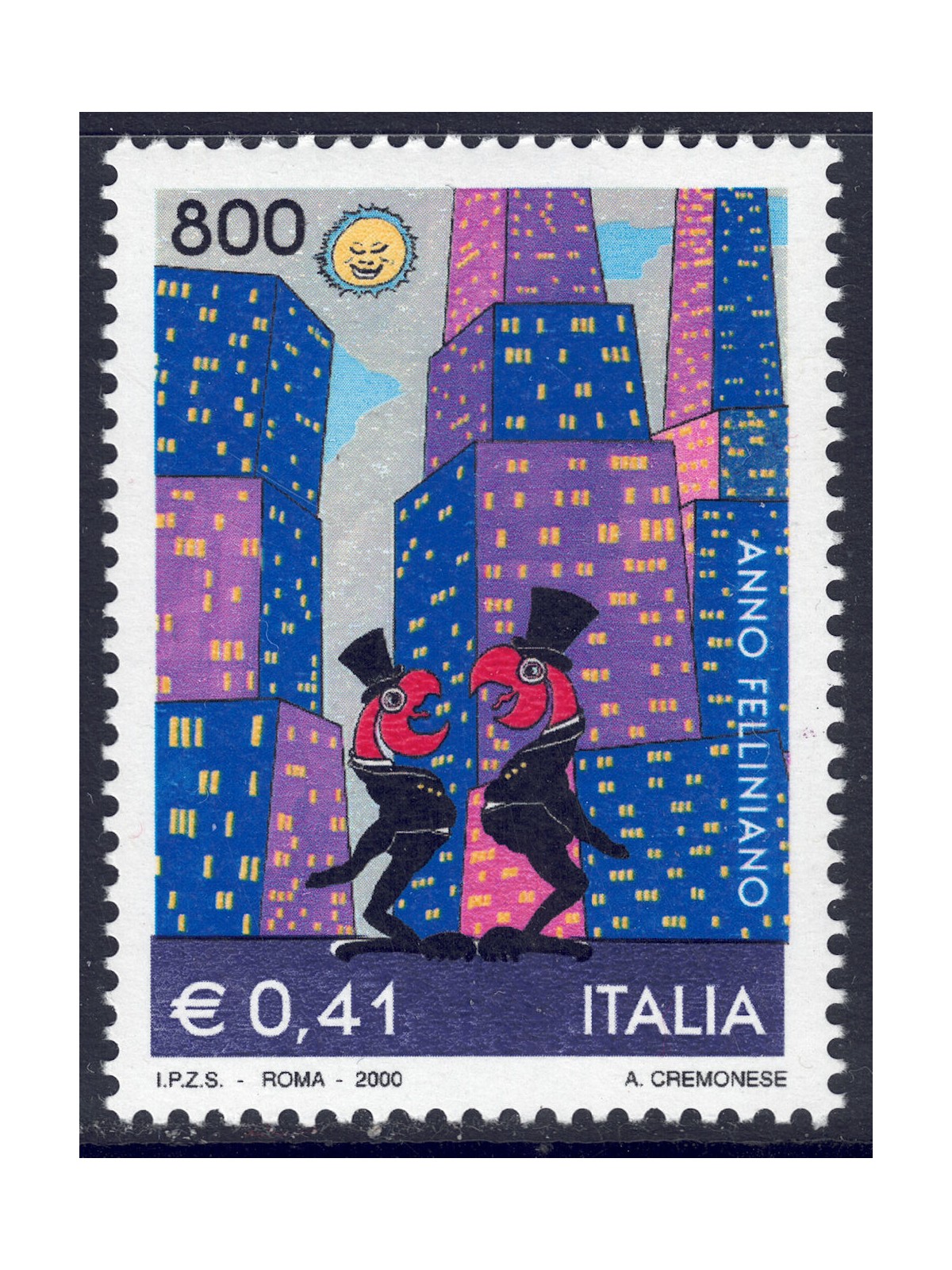 ITALIA 2000 Anno felliniano MNH**