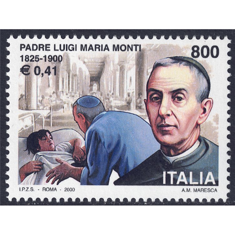 ITALIA 2000 Padre Luigi Maria Monti MNH**