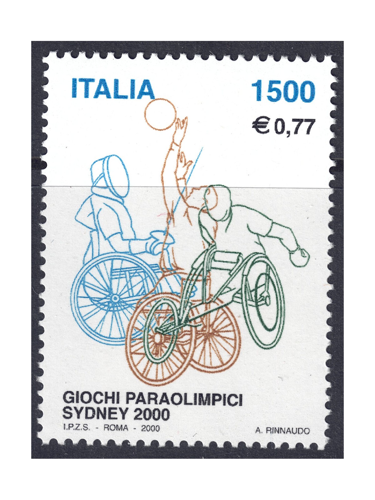 ITALY 2000 Paralympic Games MNH**