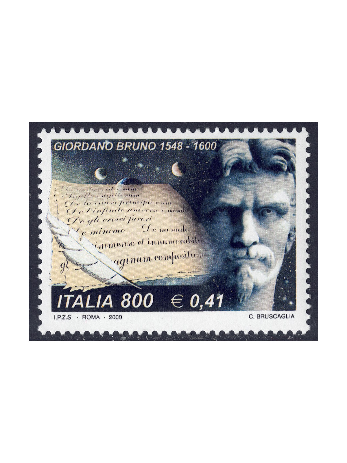ITALY 2000 Giordano Bruno MNH**