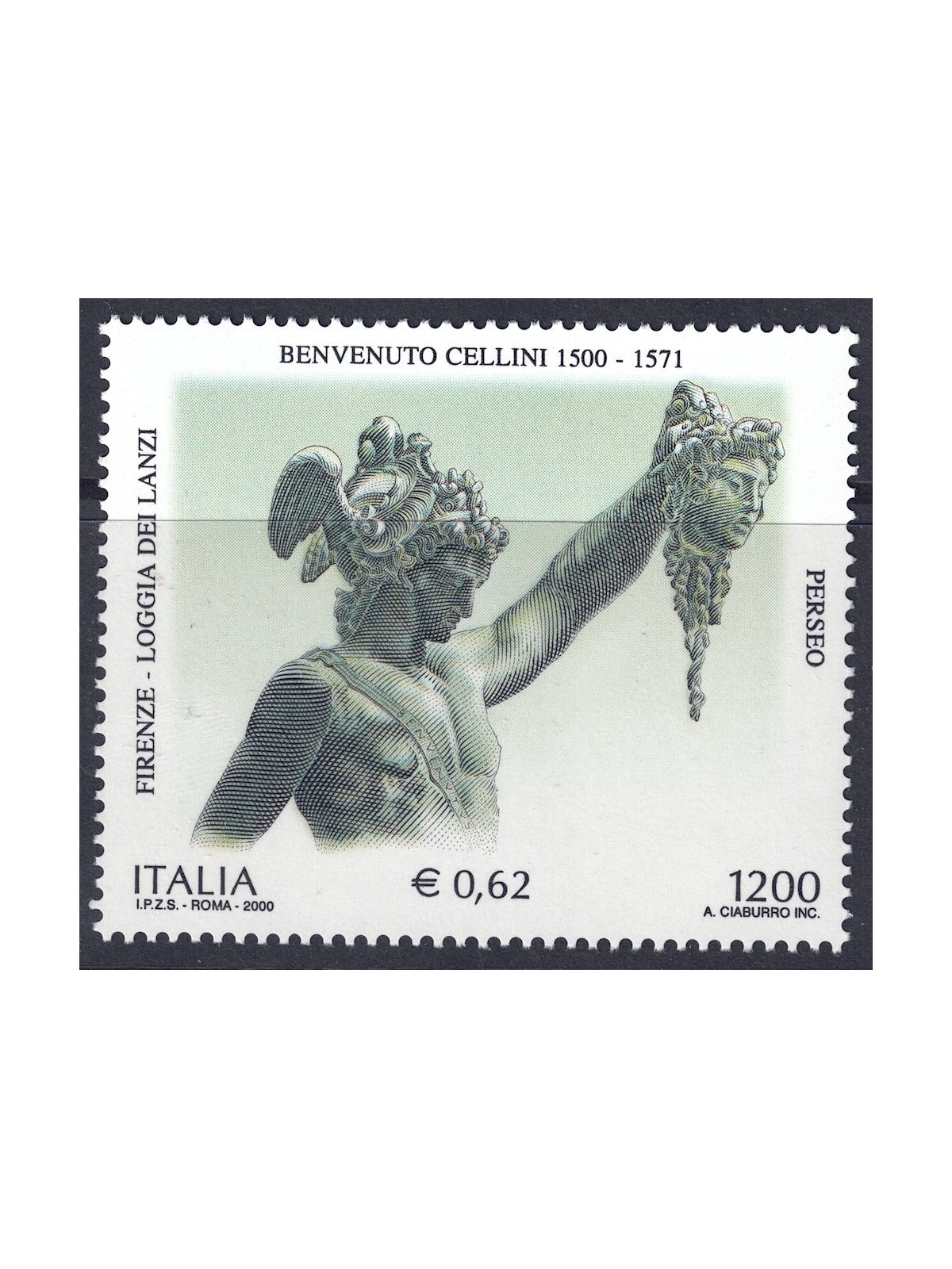 ITALIA 2000 Benvenuto Cellini MNH**