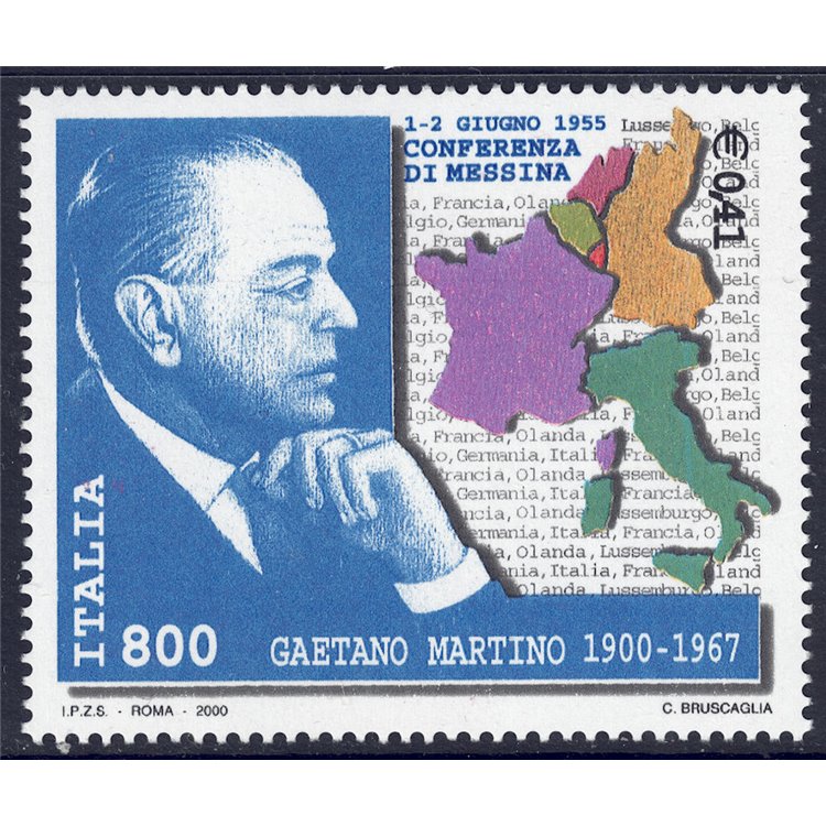 ITALY 2000 Gaetano Martino MNH**