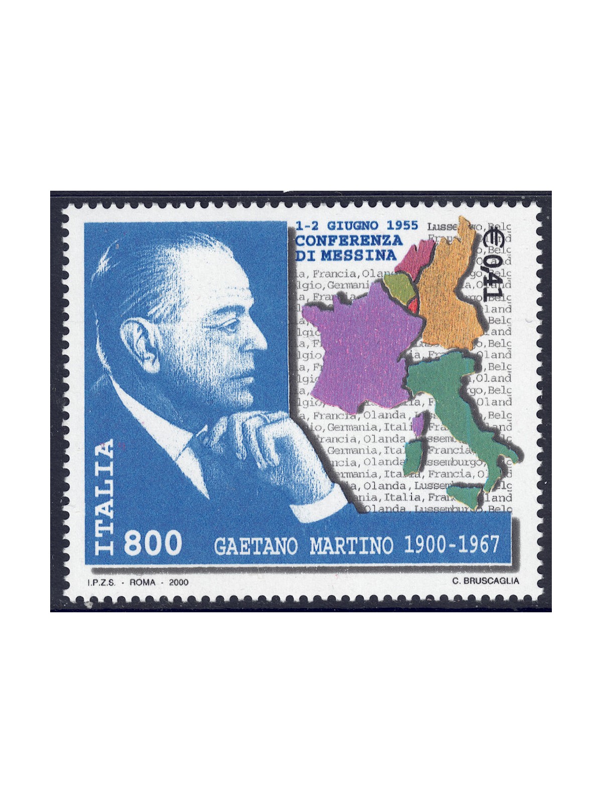 ITALIA 2000 Gaetano Martino MNH**