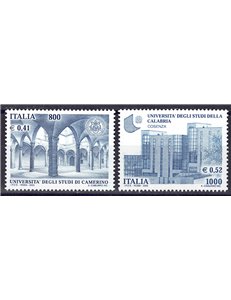 ITALIA 2000 Scuole e università 2v MNH**