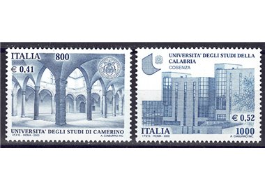 ITALY 2000 Schools and Universities 2v MNH**