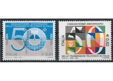 ITALY 2004 Italian Television 2v MNH**