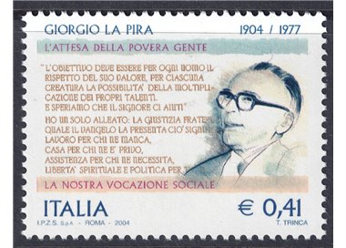 ITALY 2004 Giorgio La Pira MNH**
