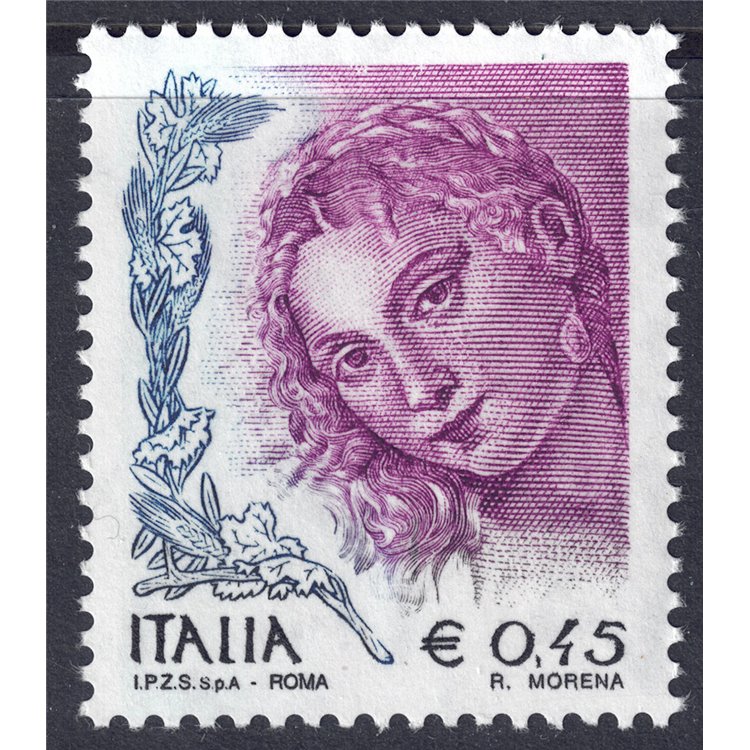 ITALIA 2004 La donna nell'arte € 0,45 MNH**