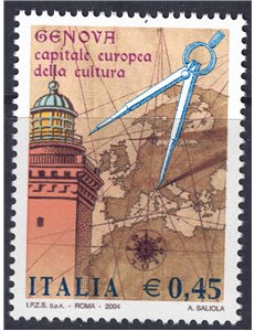 ITALIA 2004 Genova capitale della cultura MNH**
