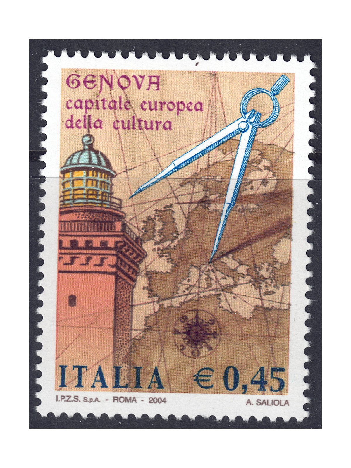 ITALIA 2004 Genova capitale della cultura MNH**
