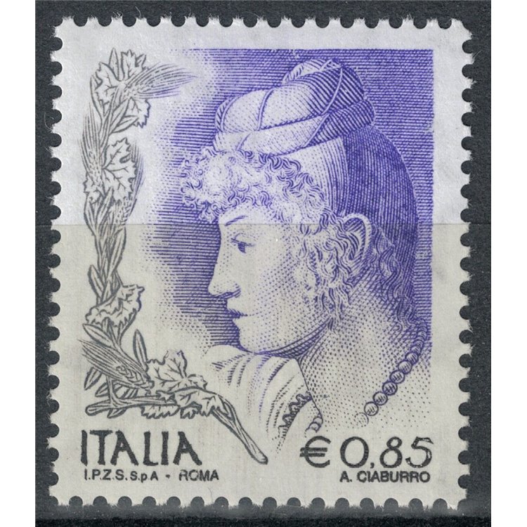 ITALIA 2004 La donna nell'arte € 0,85 MNH**