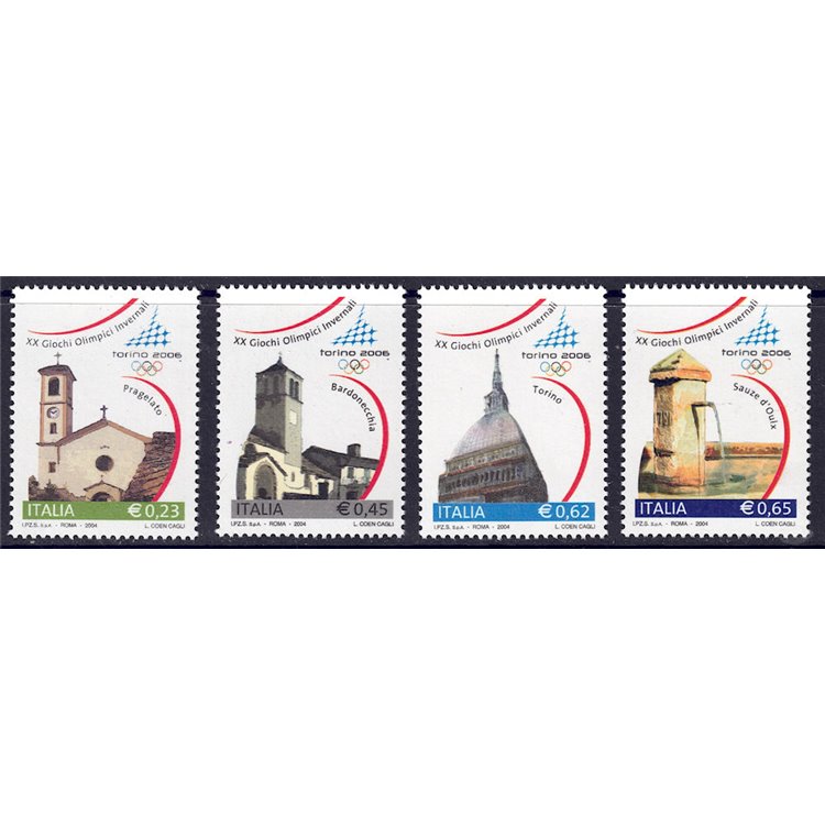 ITALY 2004 Winter Olympics Turin 4v MNH**