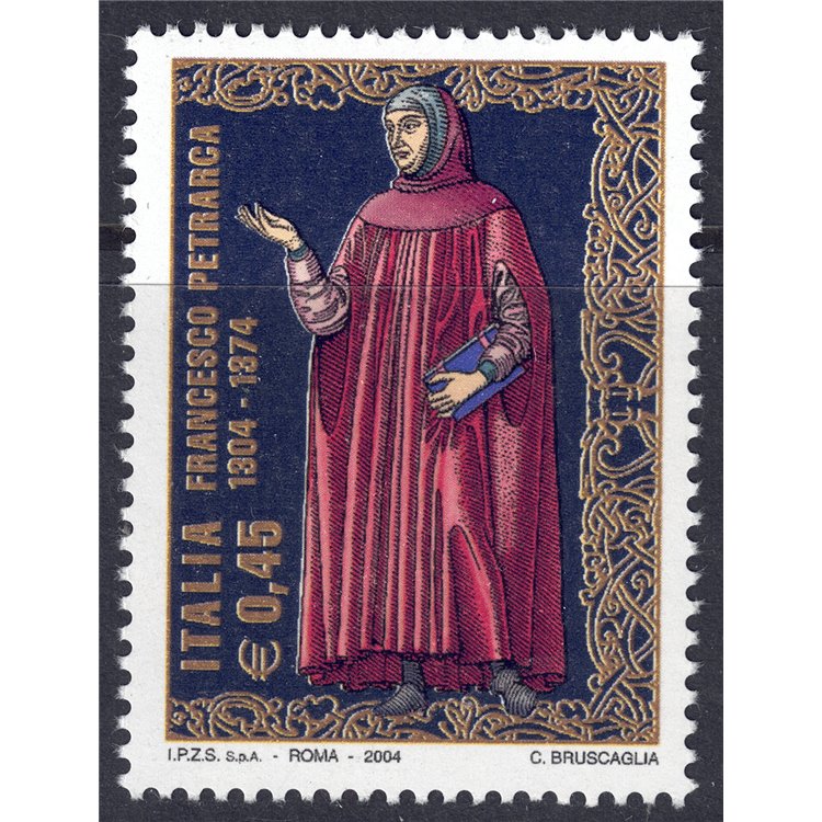 ITALIA 2004 Francesco Petrarca MNH**
