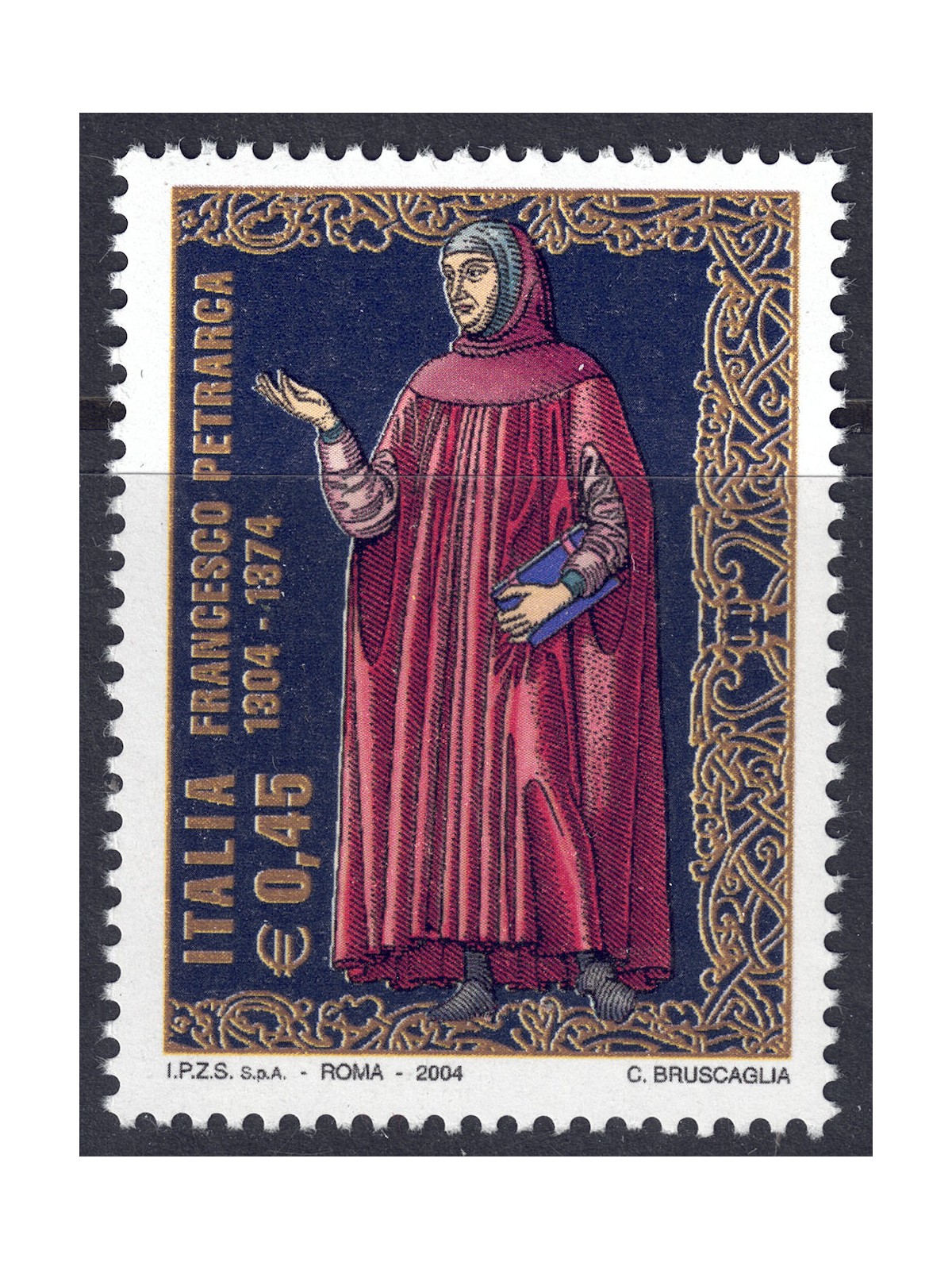 ITALY 2004 Francesco Petrarca MNH**