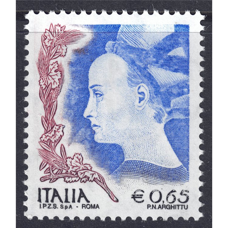 ITALIA 2004 La donna nell'arte € 0,65 MNH**