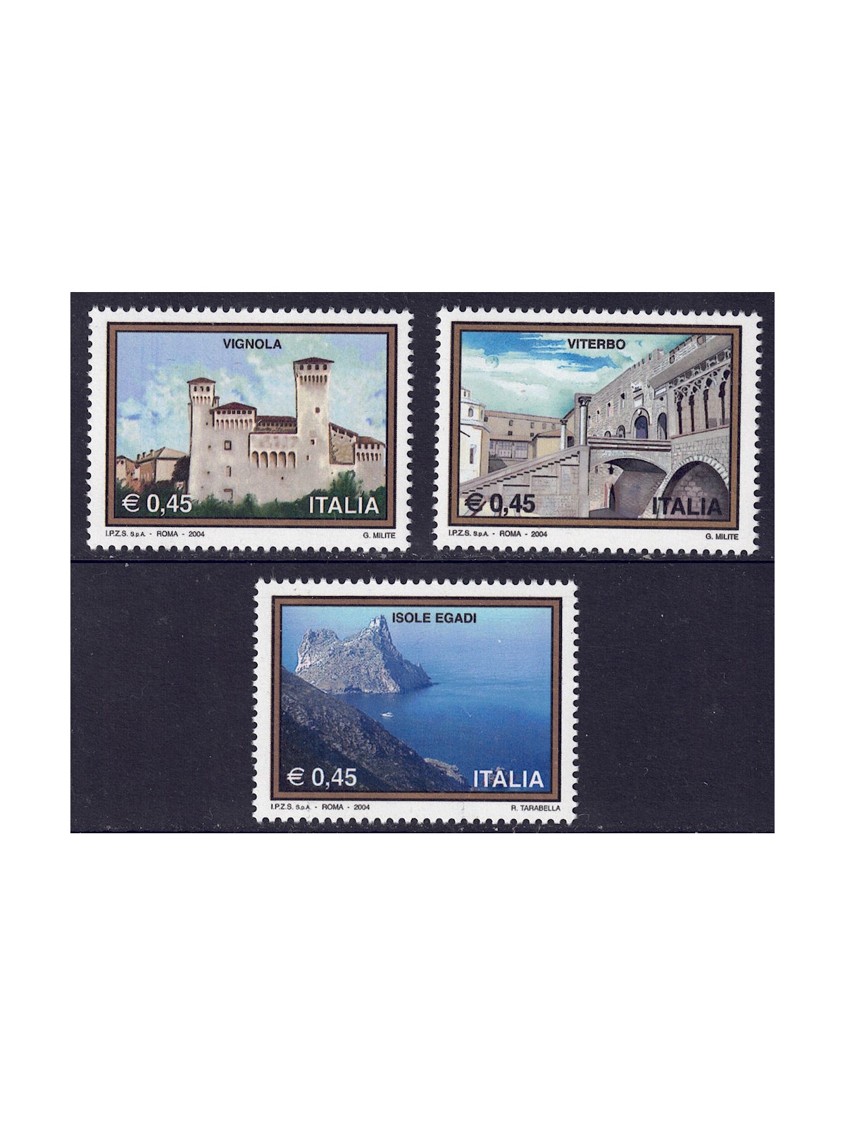 ITALIA 2004 Turismo 3v MNH**