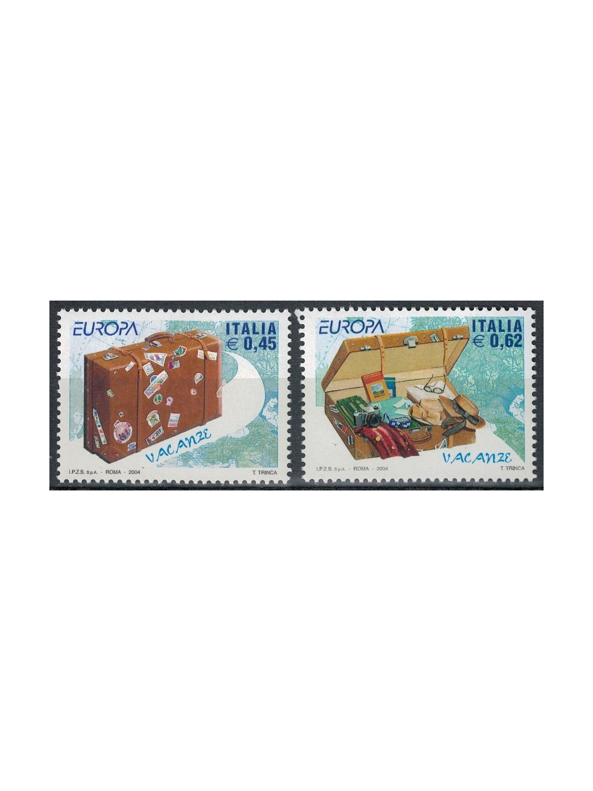 ITALIA 2004 Europa 2v MNH**