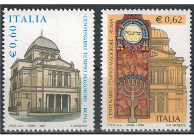 ITALIA 2004 Tempio Maggiore 2v MNH**