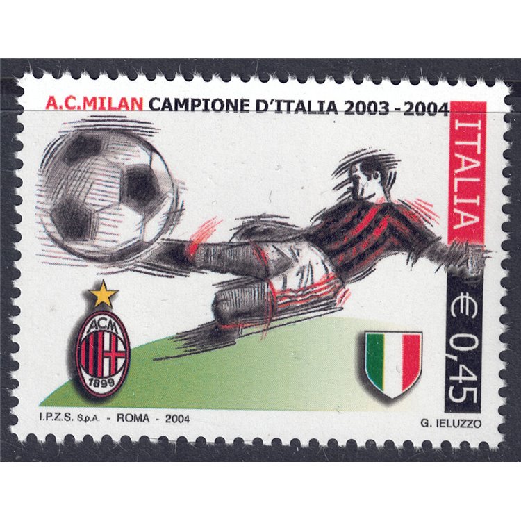 ITALIA 2004 Milan campione d'Italia MNH**