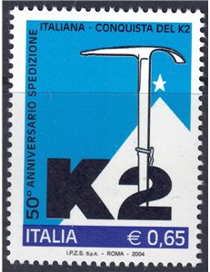 ITALY 2004 Climbing K2 MNH**