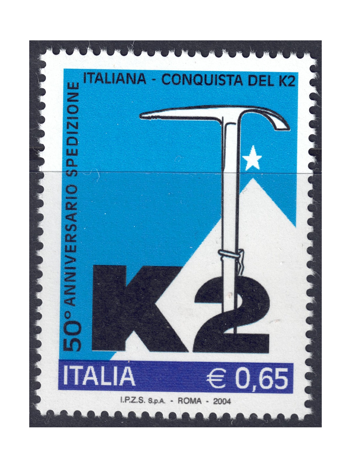 ITALIA 2004 Scalata del K2 MNH**