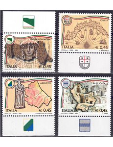 ITALIA 2004 Regioni d'Italia ca 4v MNH**