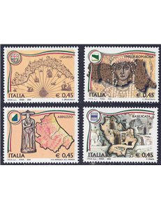 ITALIA 2004 Regioni d'Italia 4v MNH**