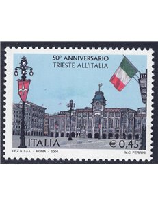 ITALY 2004 Trieste to Italy MNH**