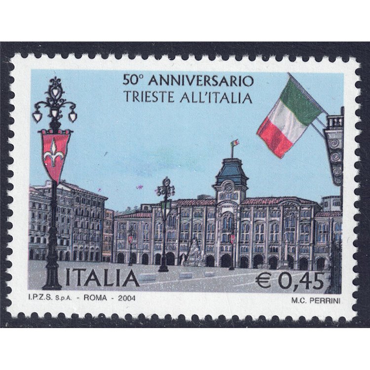 ITALIA 2004 Trieste all'Italia MNH**