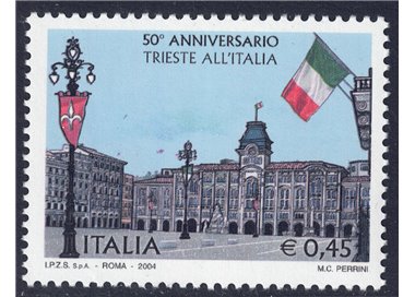 ITALY 2004 Trieste to Italy MNH**