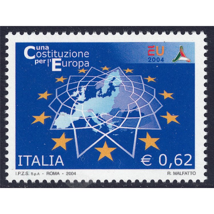 ITALIA 2004 Costituzione Europea MNH**