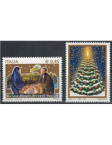 ITALY 2004 Christmas 2v MNH**