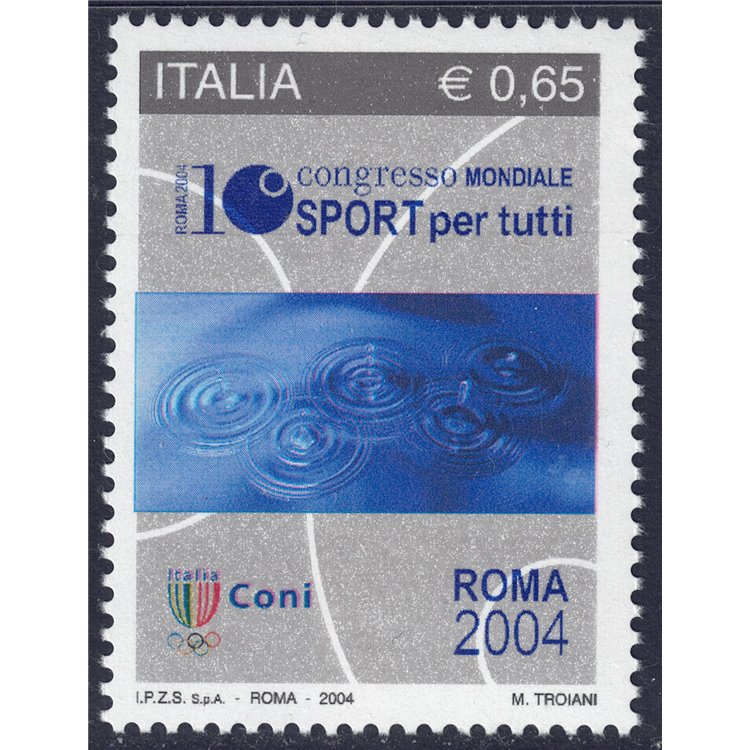 ITALY 2004 Sports Congress MNH**