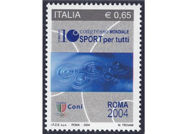 ITALY 2004 Sports Congress MNH**