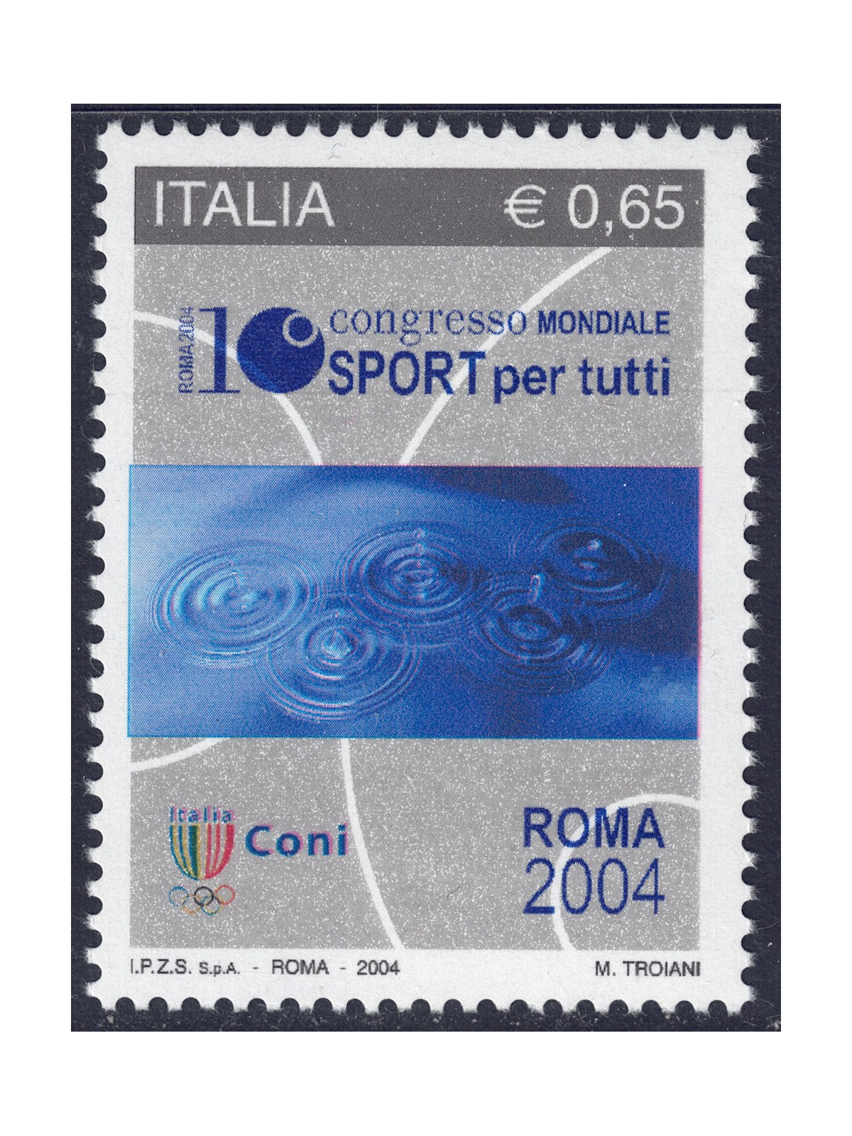 ITALY 2004 Sports Congress MNH**