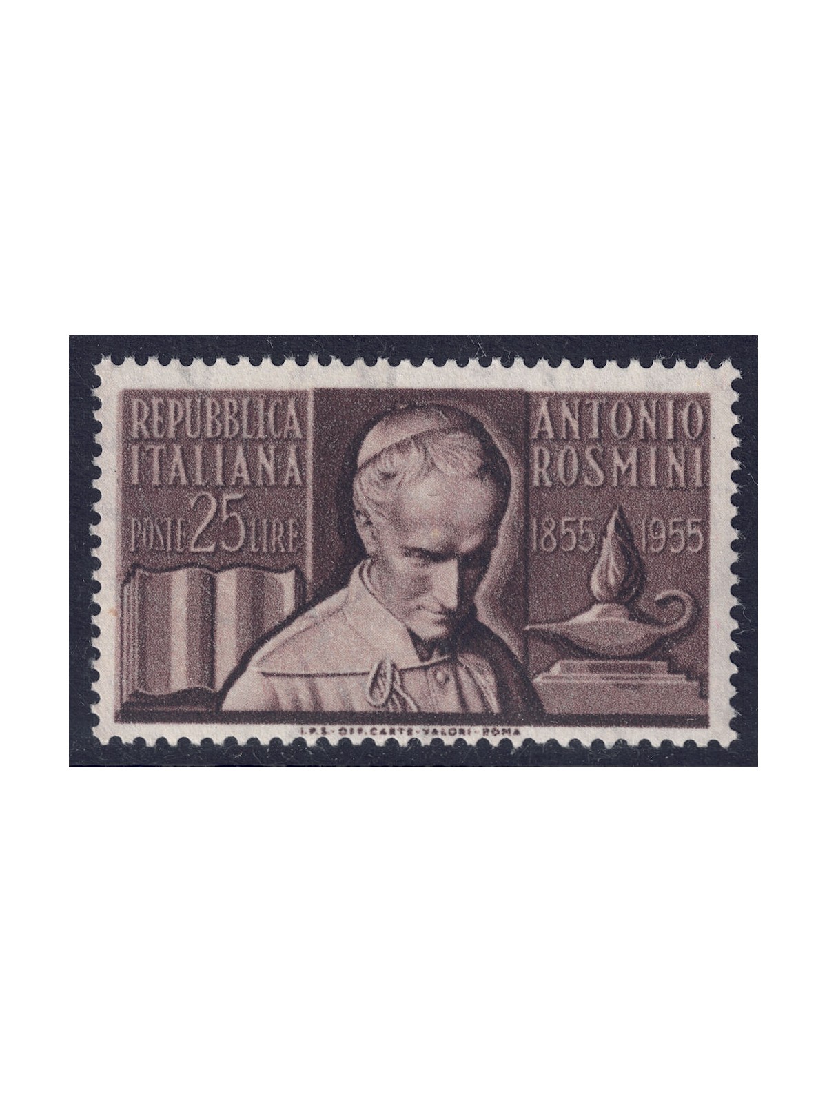 ITALIA 1955 Antonio Rosmini MNH**