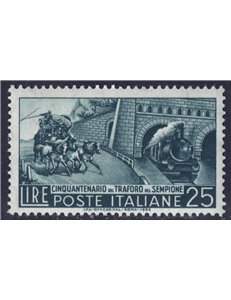 ITALY 1956 Simplon Tunnel MNH**