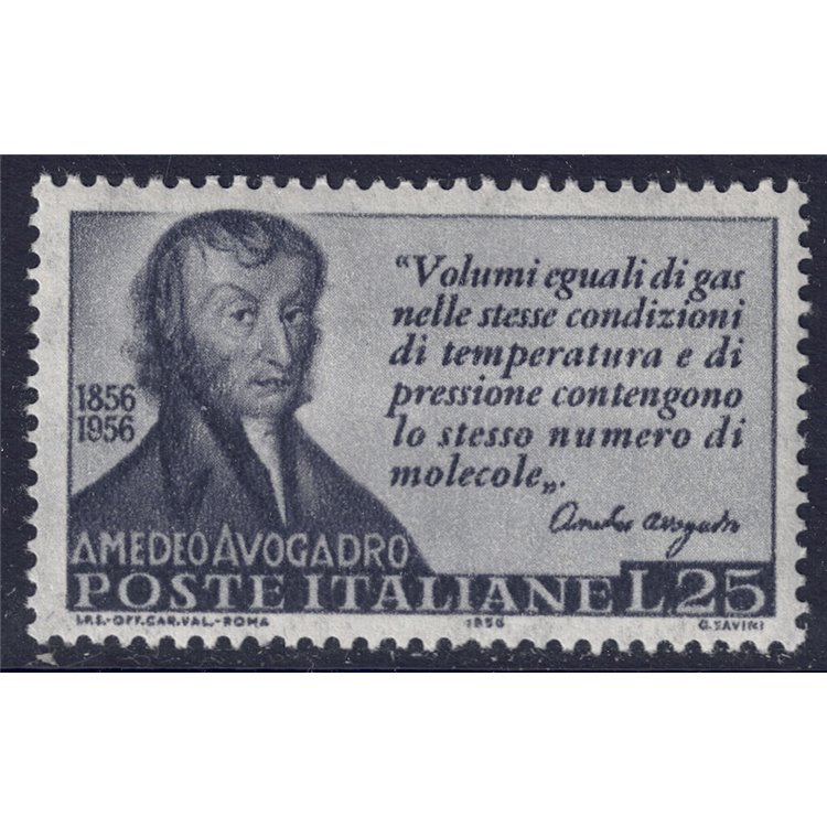 ITALY 1956 Amedeo Avogadro MNH**