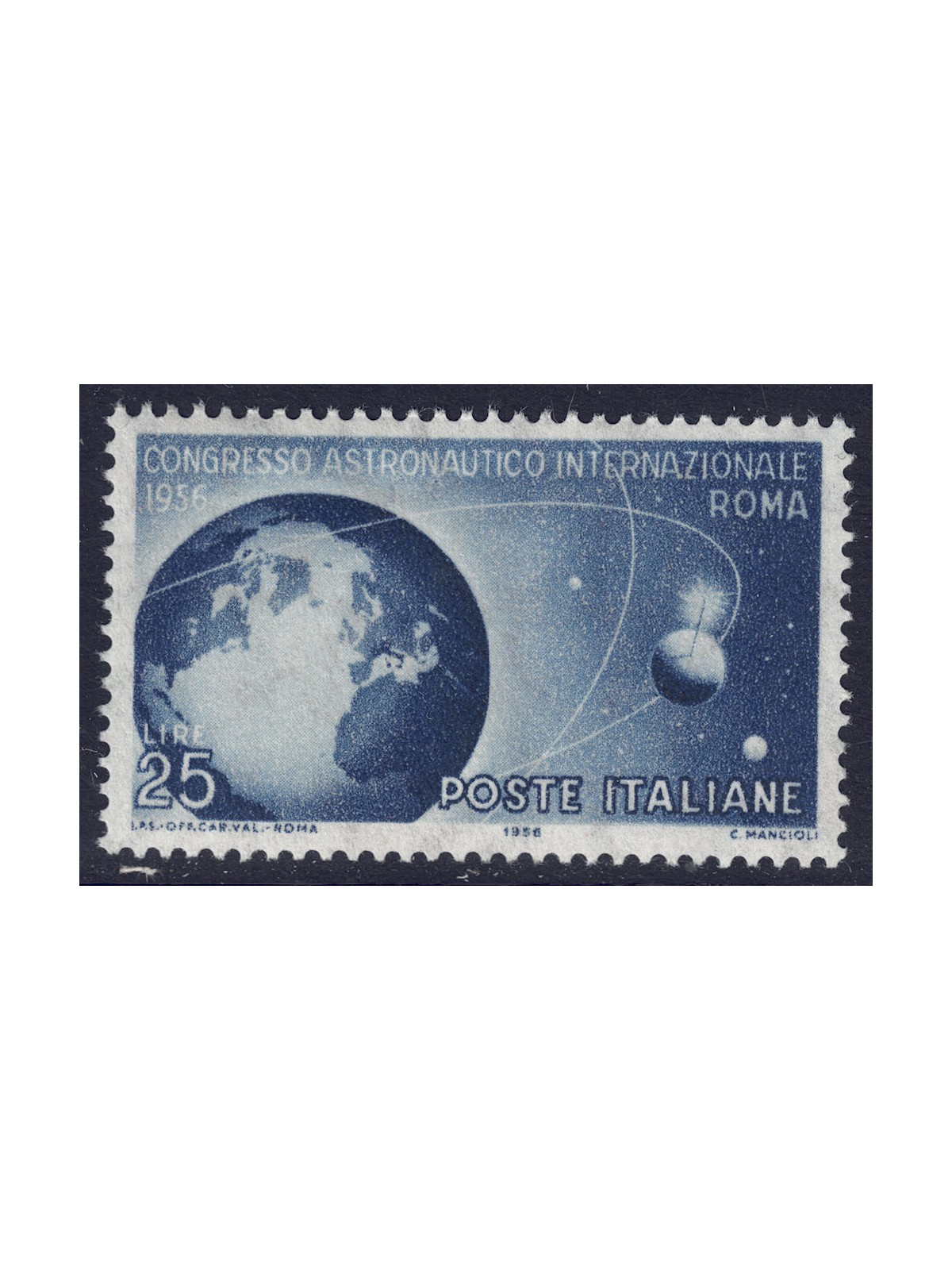 ITALY 1956 Astronautical Congress MNH**