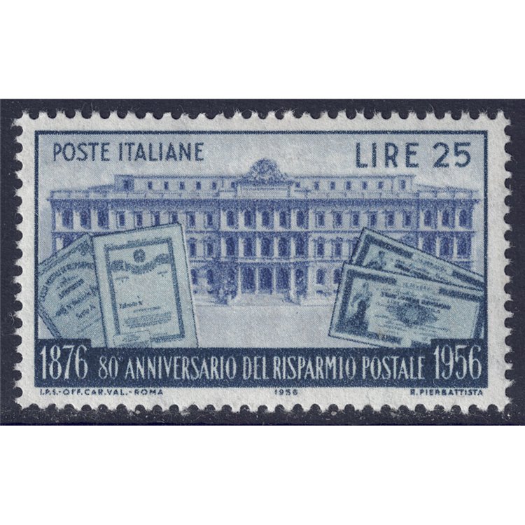 ITALY 1956 Postal Savings MNH**