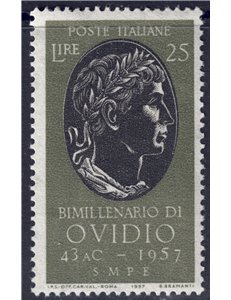 ITALY 1957 Publius Ovidius Naso MNH**