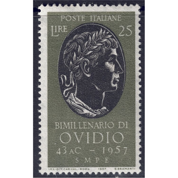 ITALY 1957 Publius Ovidius Naso MNH**
